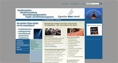 Desktop Screenshot of blue-event.de